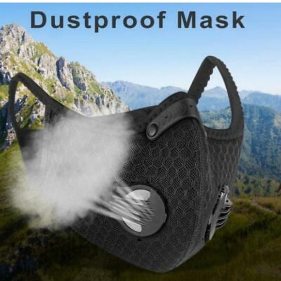 Mens Orange Breathable Xercise Mask 2 Exhale Valve - Picture 6 of 7